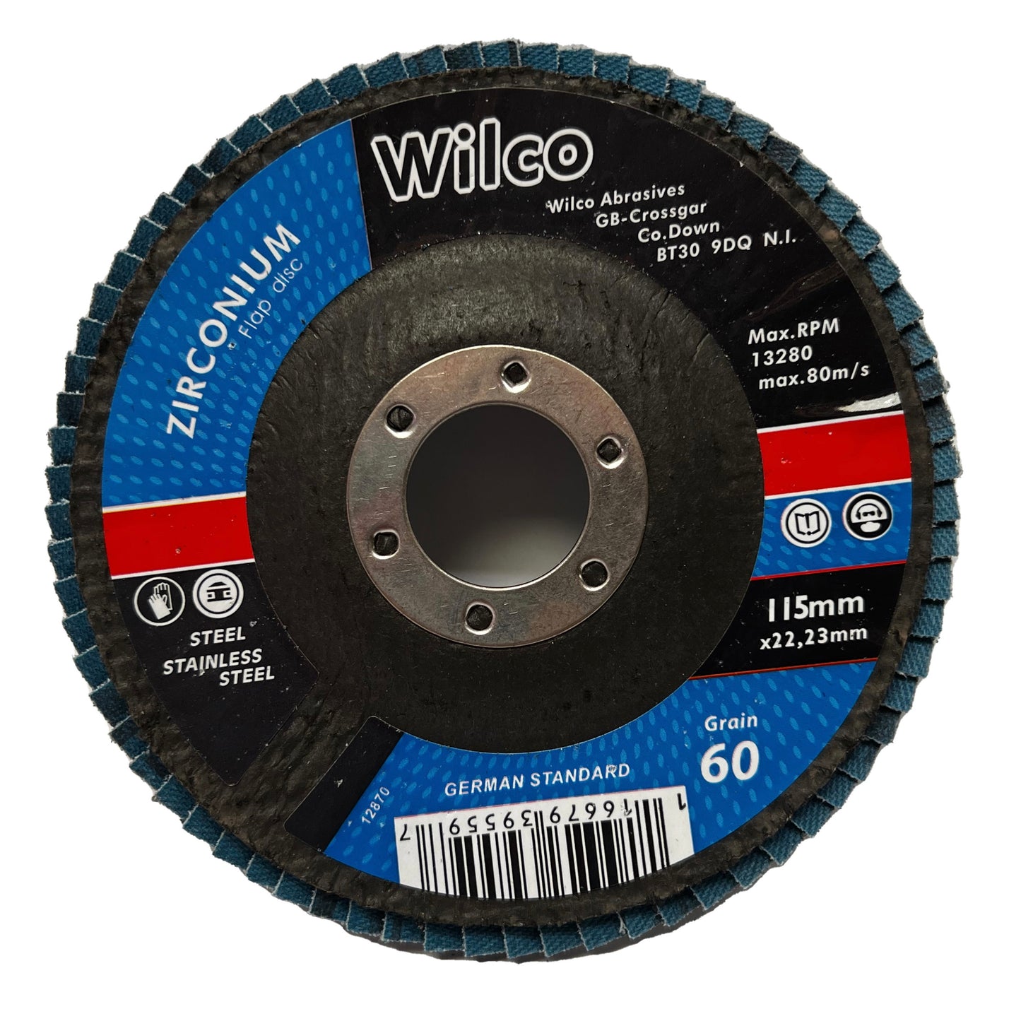 WILCO FLAP DISC 60 GRAIN