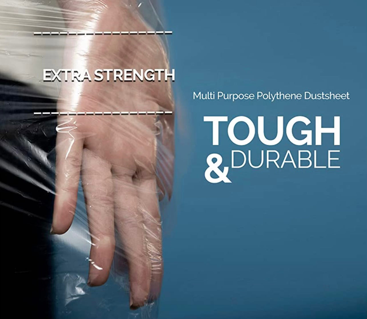 2x50M POLYTHENE DUST ROLL