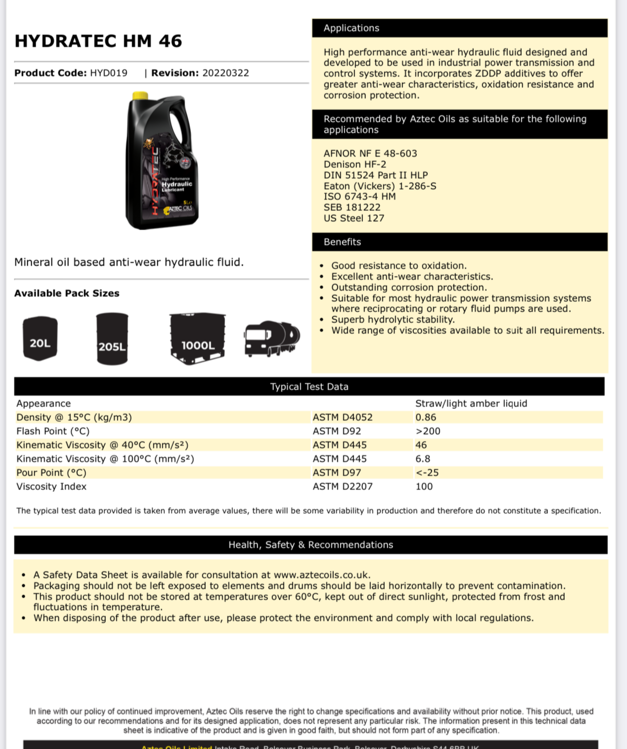 AZTEC TWO STROKE OIL FB 5L
