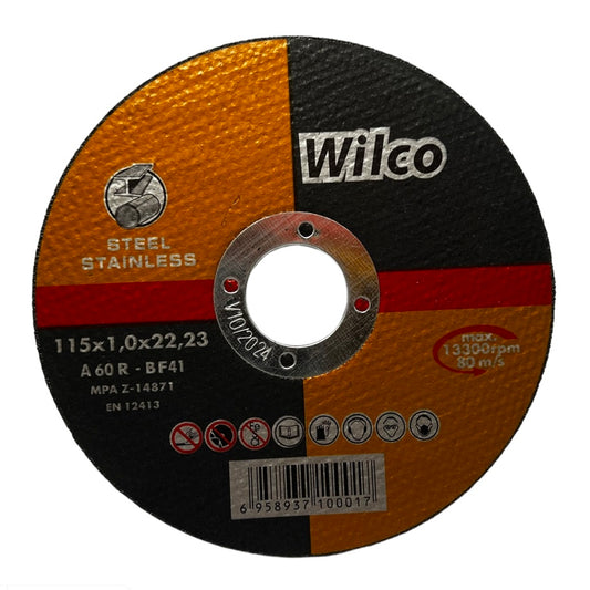 WILCO CUTTING DISC STEEL STAINLESS